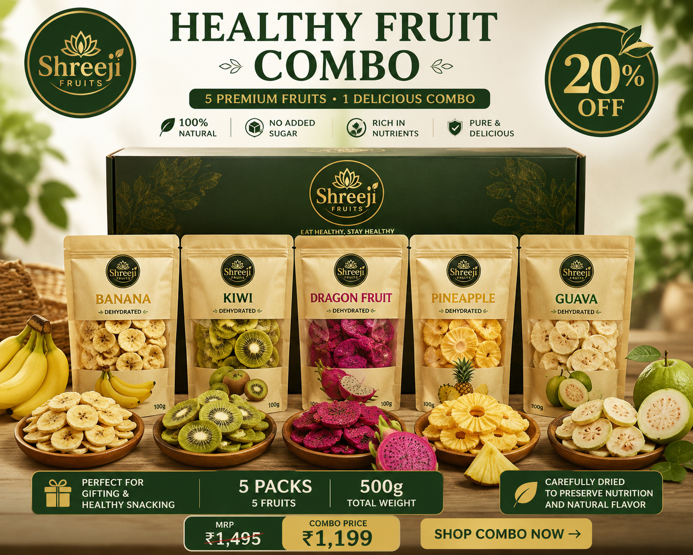 Shreeji Fruits Combo Pack